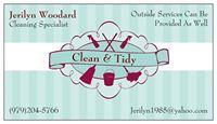 Clean & Tidy- Jerilyn Woodard