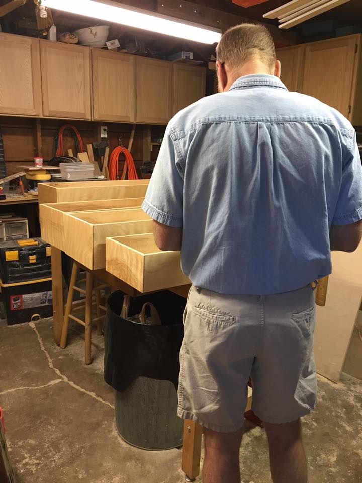 Making Drawers for Custom Pantry