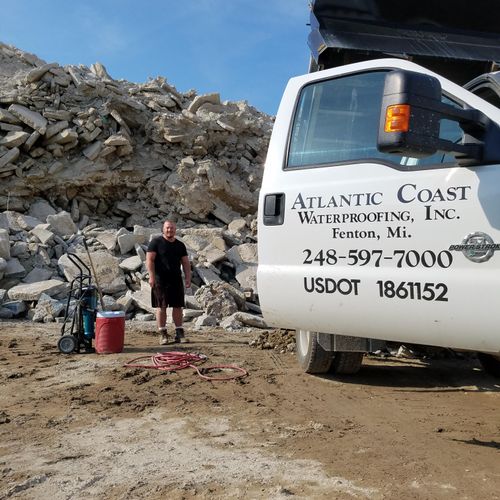 At Atlantic Coast Waterproofing we recycle about 9