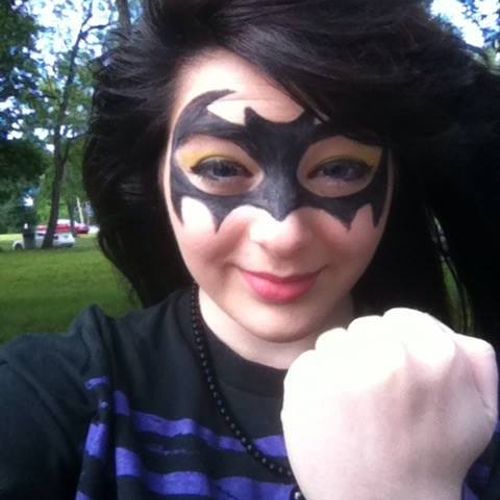 Batman makeup for Relay For Life
"Fighting For A C