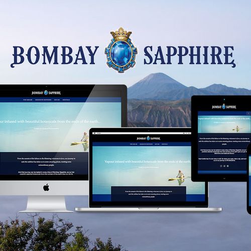 Responsive Build for Bombay Sapphire Gin