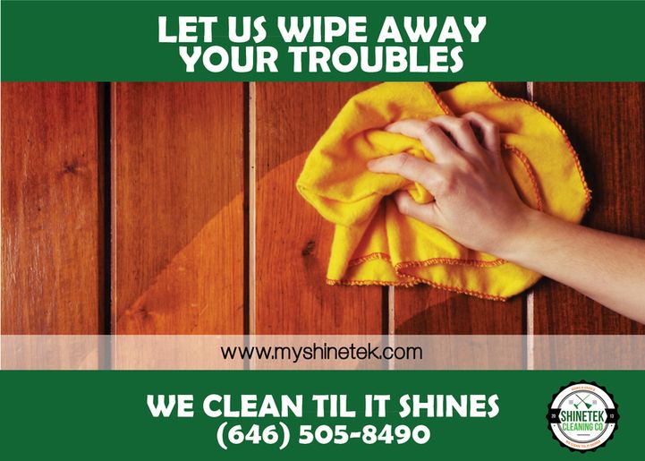 Let us wipe away your troubles!!