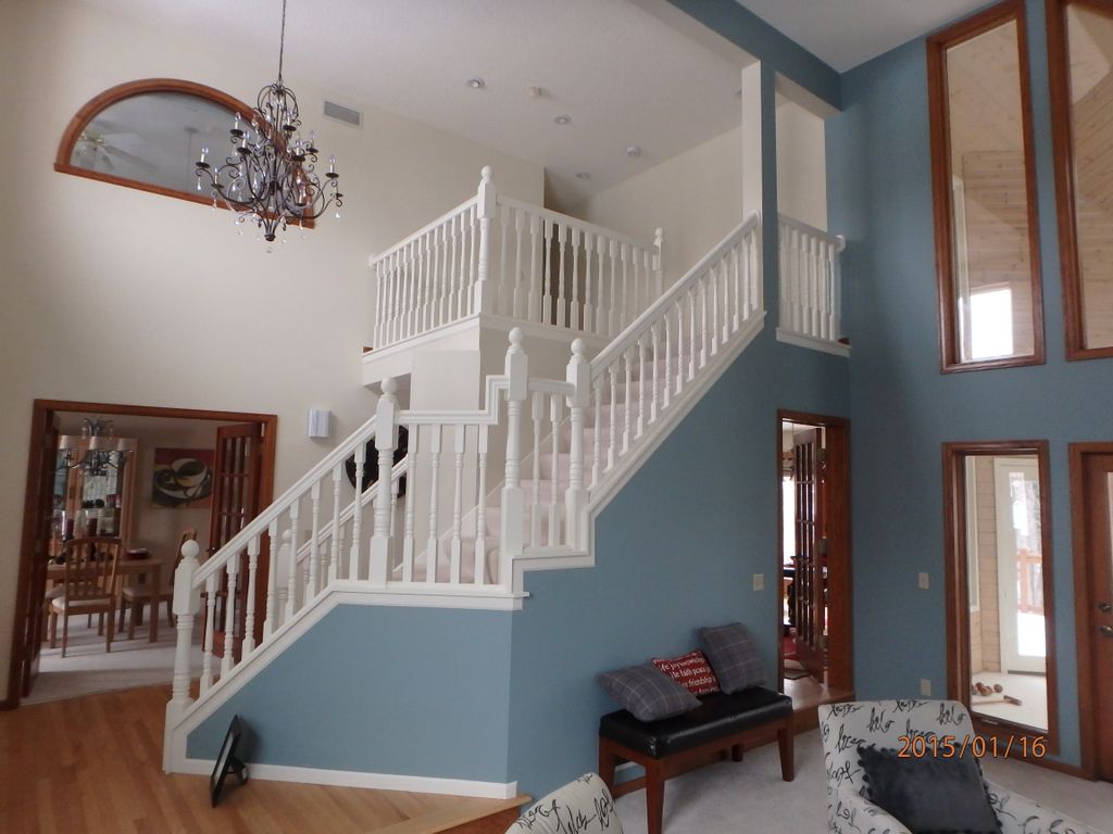 Magically went from golden oak to a beautifully ne