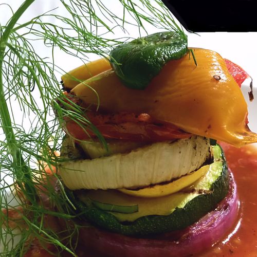 Grilled Vegetable Stack (Farm-to-table)