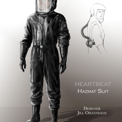 Heartbeat costume concept art