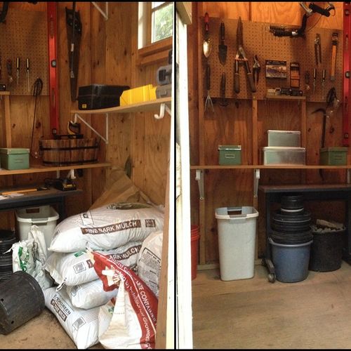 Shed Right: Before and After