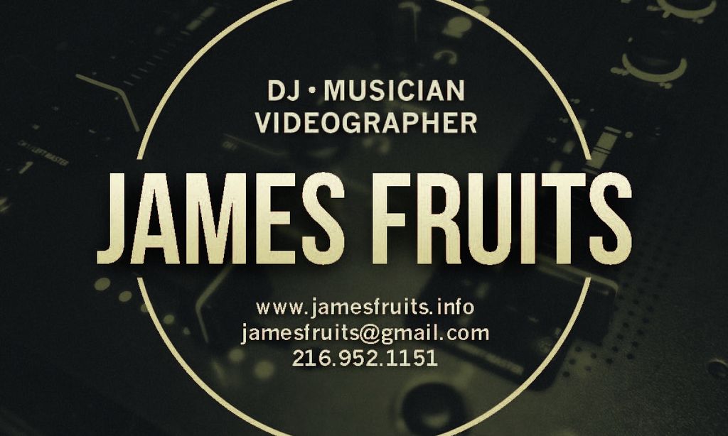 James Fruits DJ, Photobooth, Videography, & Wed...