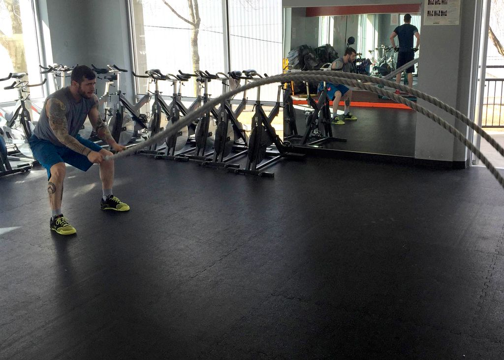 Battle ropes are just one of the fun things we can