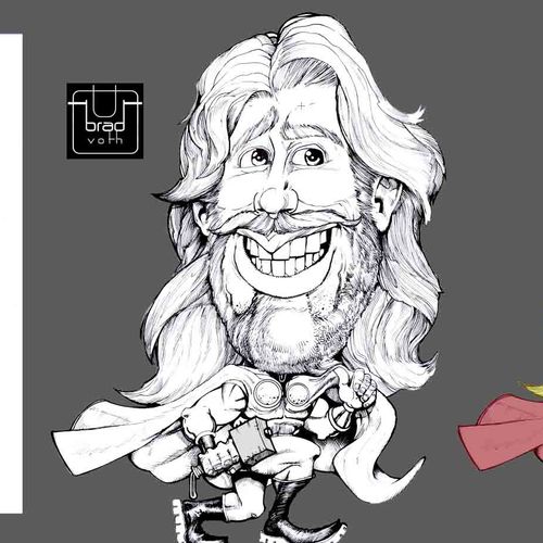 Caricature,Thor,Chris Hemsworth, Illustration, Pho