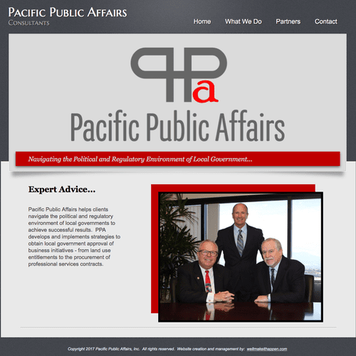 Pacific Public Affairs contacted us for a professi
