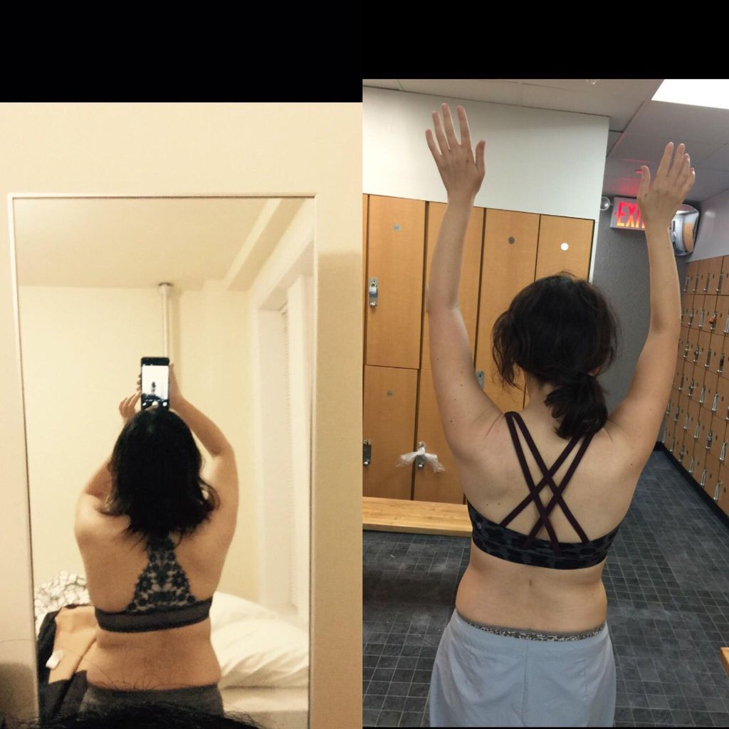 before and after 5 months