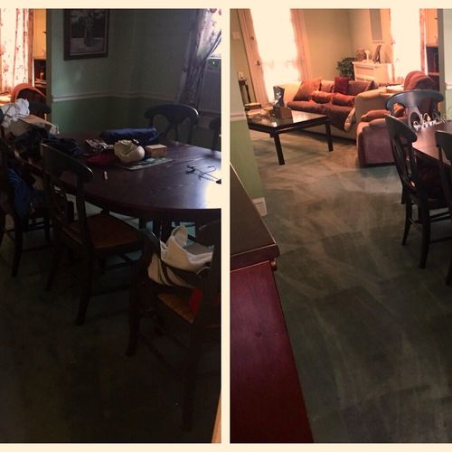 Before and after, last customer 