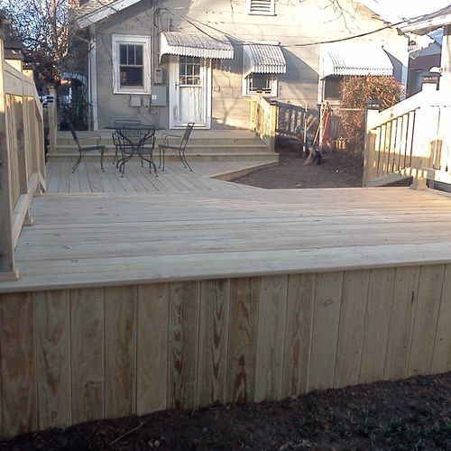 This is a deck we built.