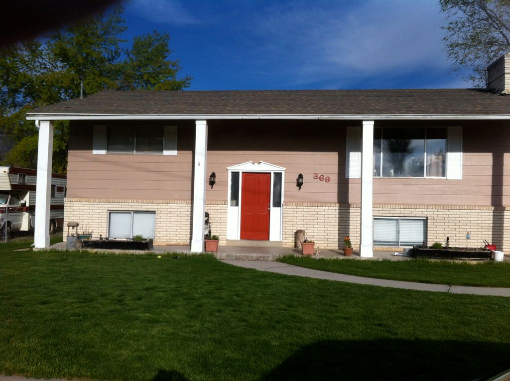 Painted entire outside of house and trim.  Repaire