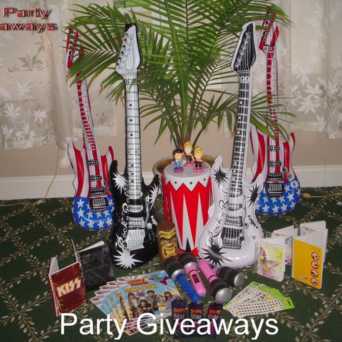 Our party giveaways are available