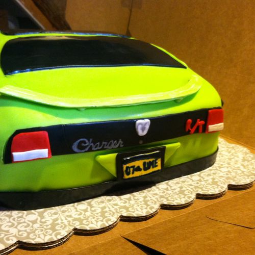 Dodge Charger Grooms Cake