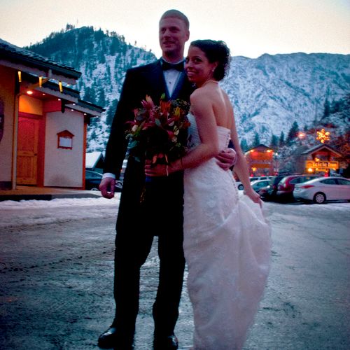 My first wedding gig in Leavenworth, Wa.