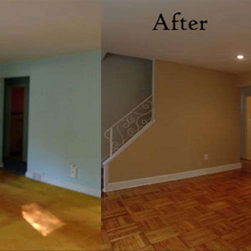 Floors, painting, drywall