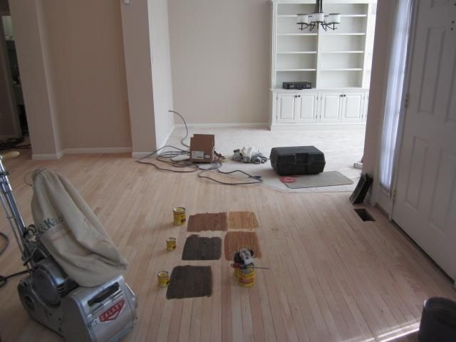 Giving customer choices of stain