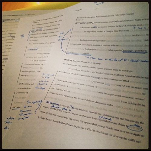 Editing, revising, and proofreading improves the f
