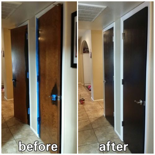 Updated doors, new paint