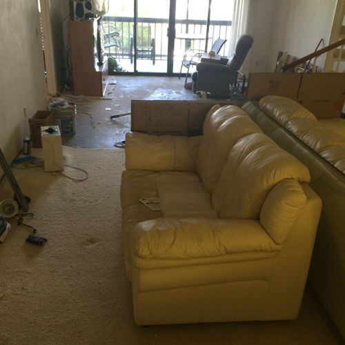 Mold remediation disassemble for condo on siesta k
