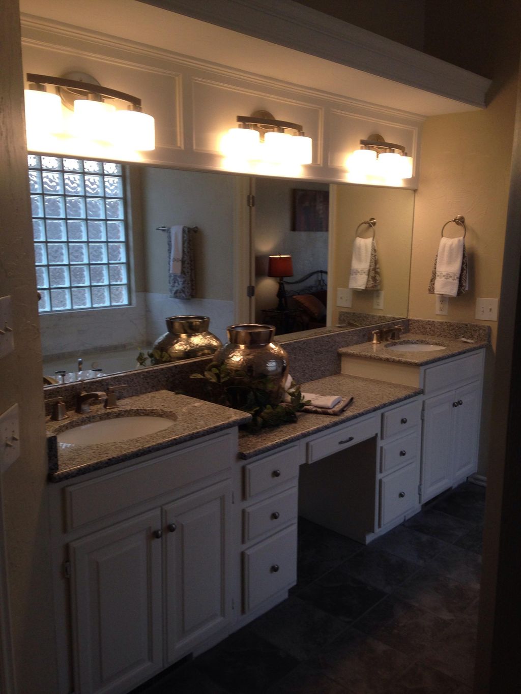 Toatal makeover in a very nice mater bath