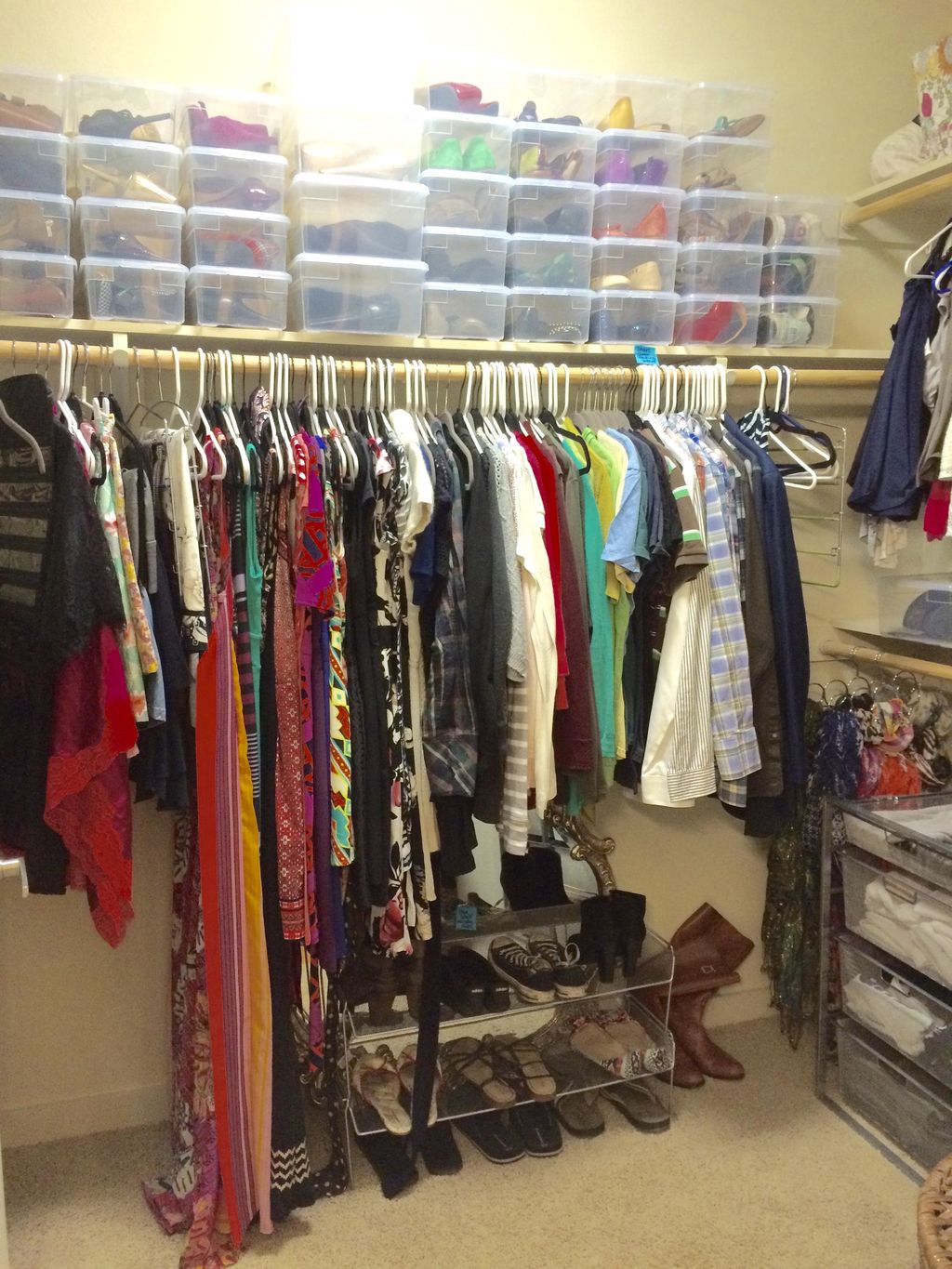 After closet unpack/organization