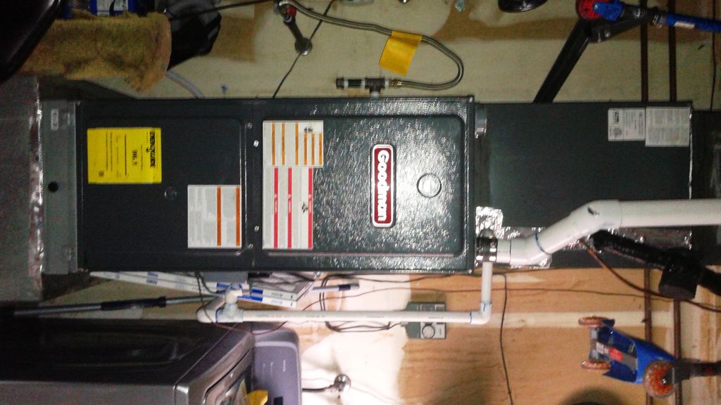 New Installation of a 96% Goodman High Efficiency 