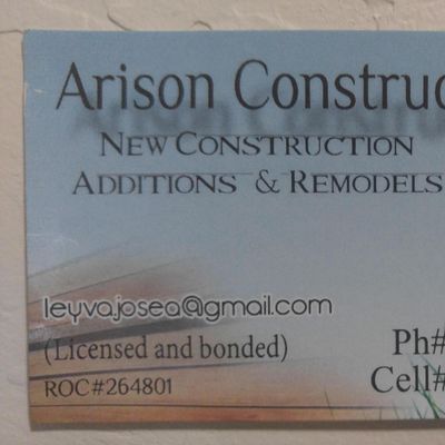Avatar for Arison Construction LLC