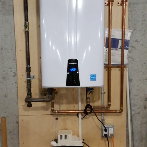 New high efficiency water heater