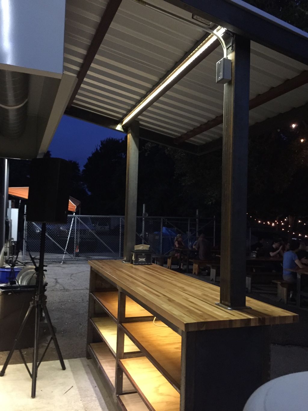 Cabinet lights for a local brewery