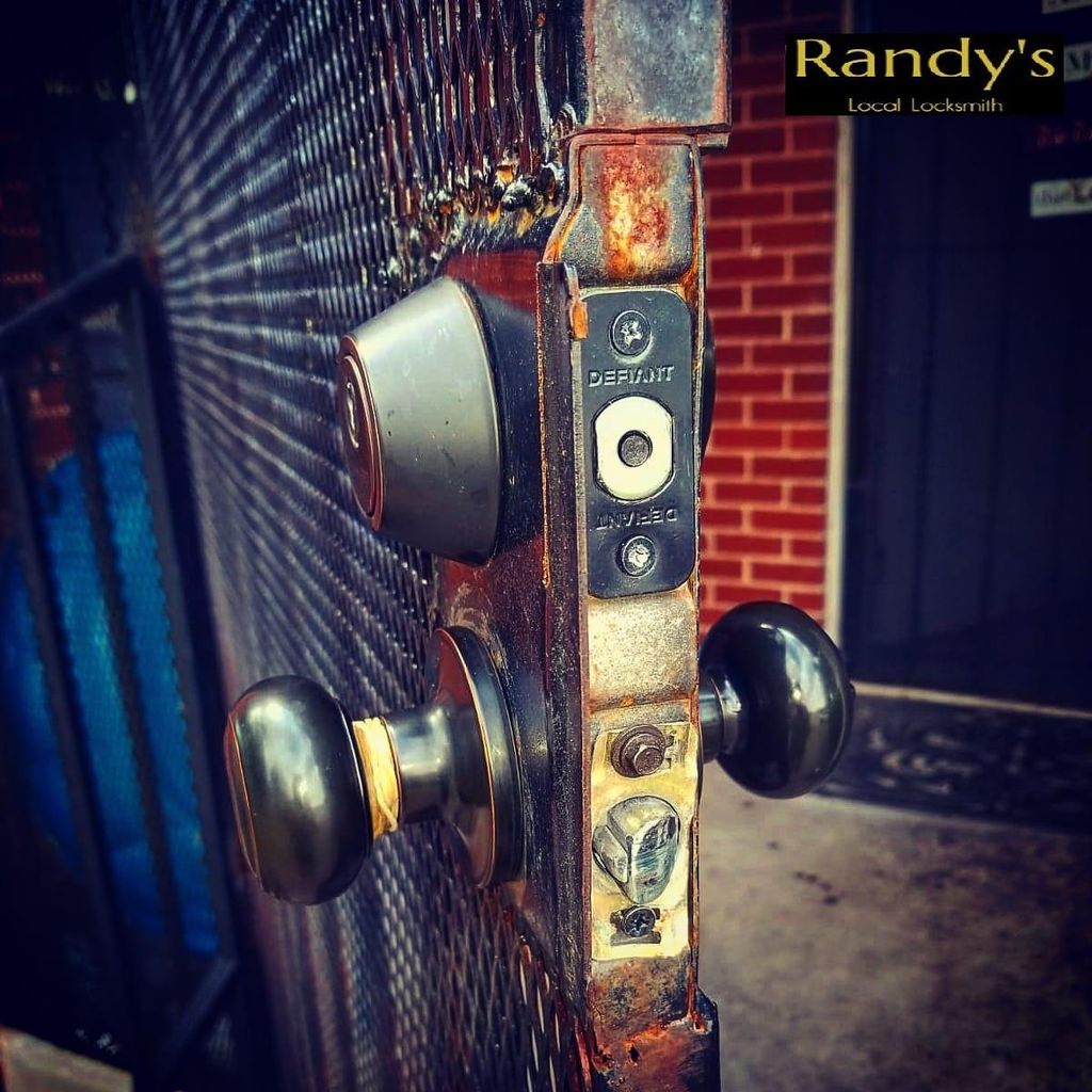 Replacing those old locks.