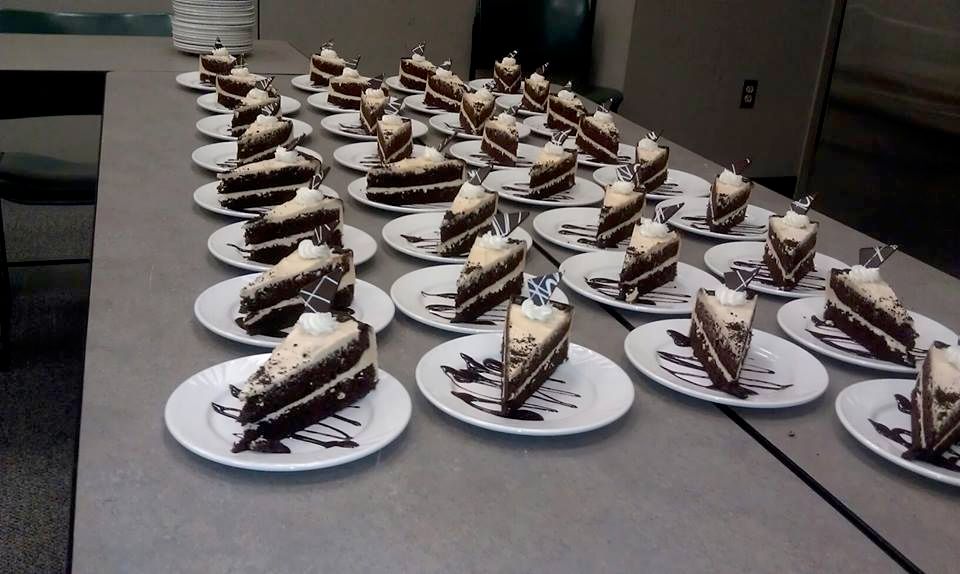 layered peanut butter cake
