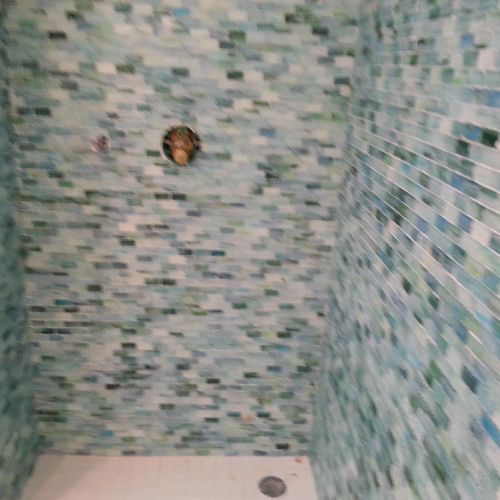 Mosaic - Walk in shower