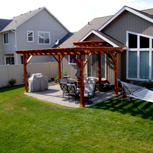 After, Pergola by Caribou Ridge Construction