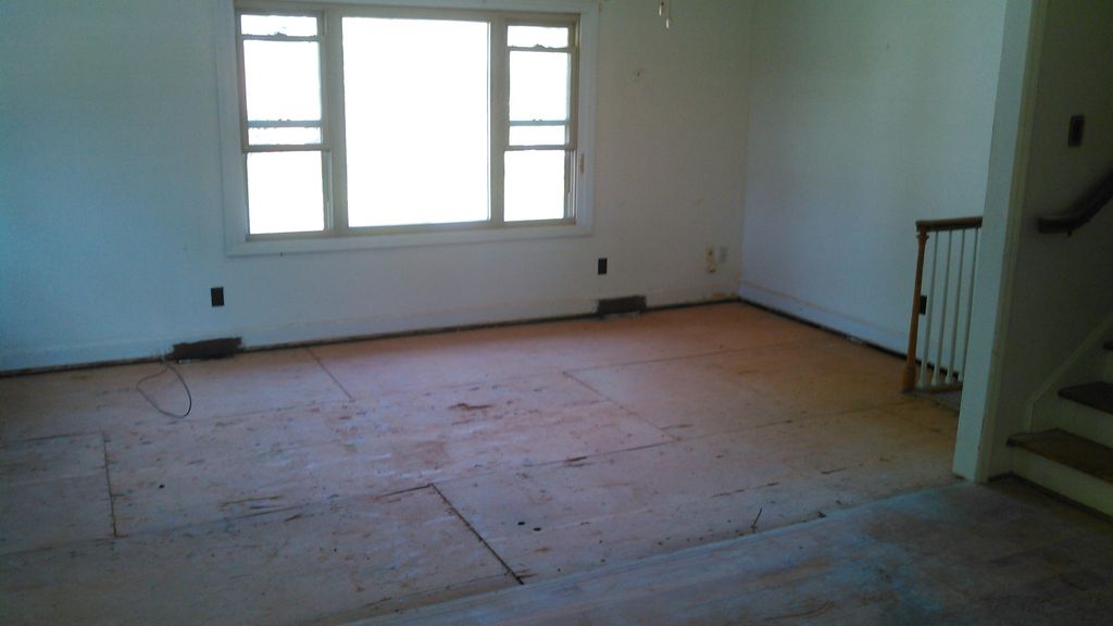 Floor and wall demolition finished