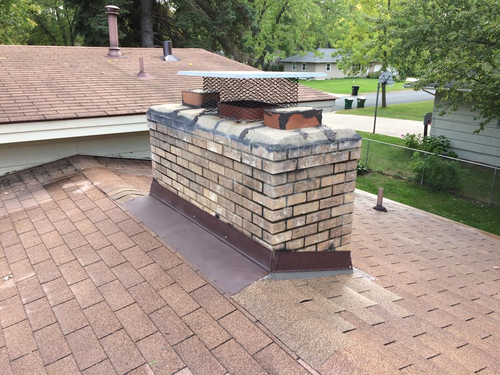 Chimney reflash (after) -Brooklyn Park