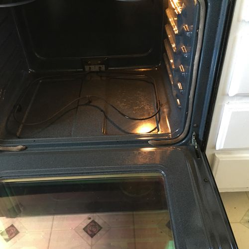 After we cleaned the oven