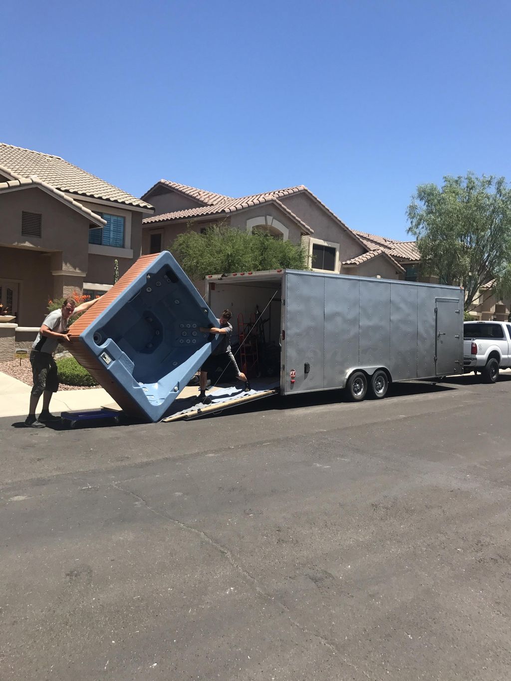 We use 26 foot enclosed carhaulers with the same c