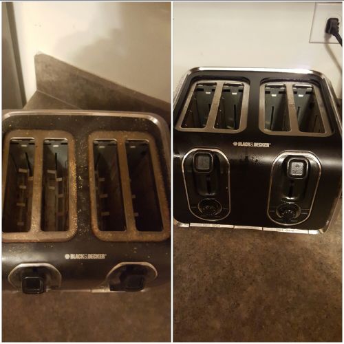 Before - after toaster