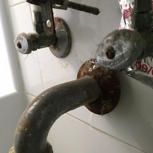 Water Damage under Bathroom sink