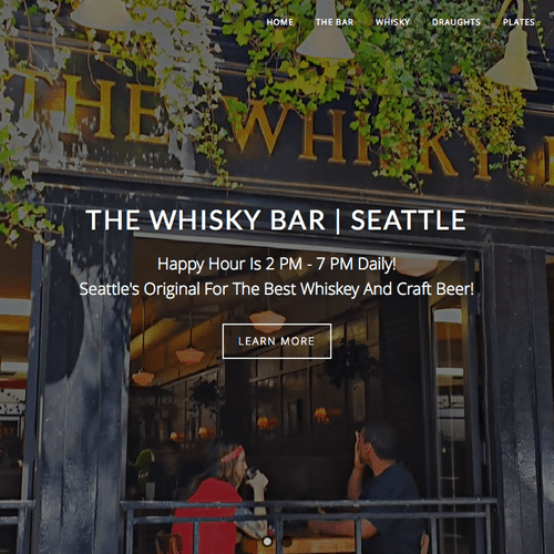 Check out our client http://thewhiskybar.com