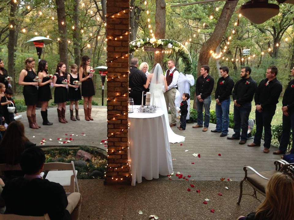 Hannah, John Michael and their wedding party. 

 C