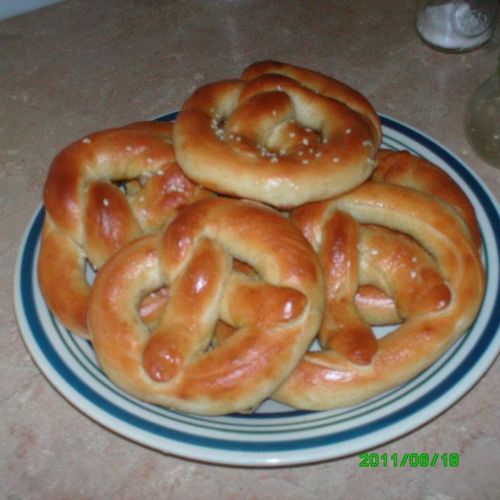 Home made pretzels.