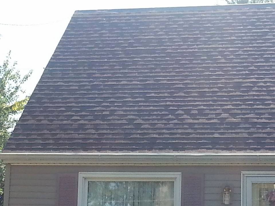 This is a finished roof