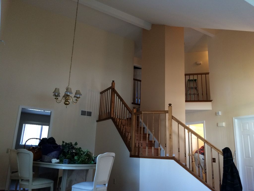 2 story open concept,complete color change