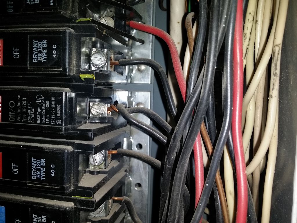 Double taps (Two wires in one breaker) = Fire dang