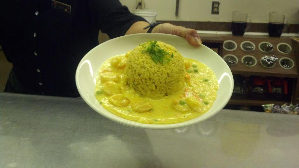 Curried shrimp and rice