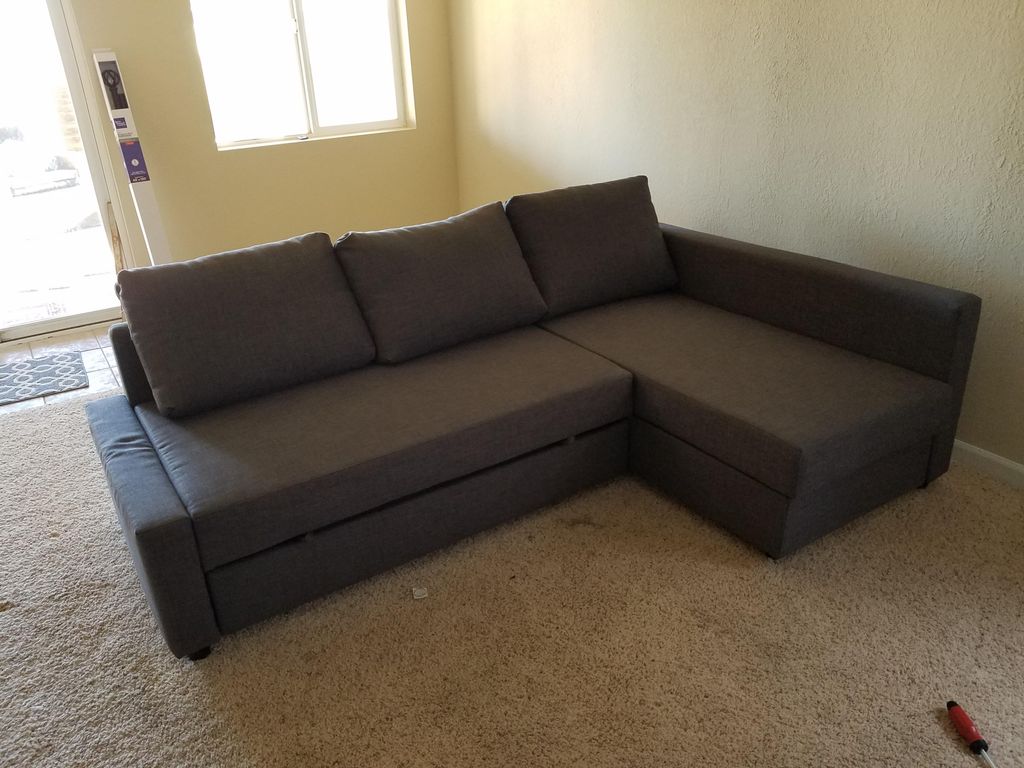 Client Ikea couch disassembled and reversed.
